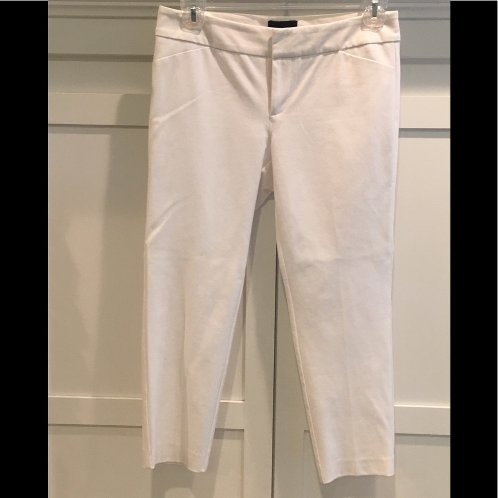 Cynthia Rowley white crop pants